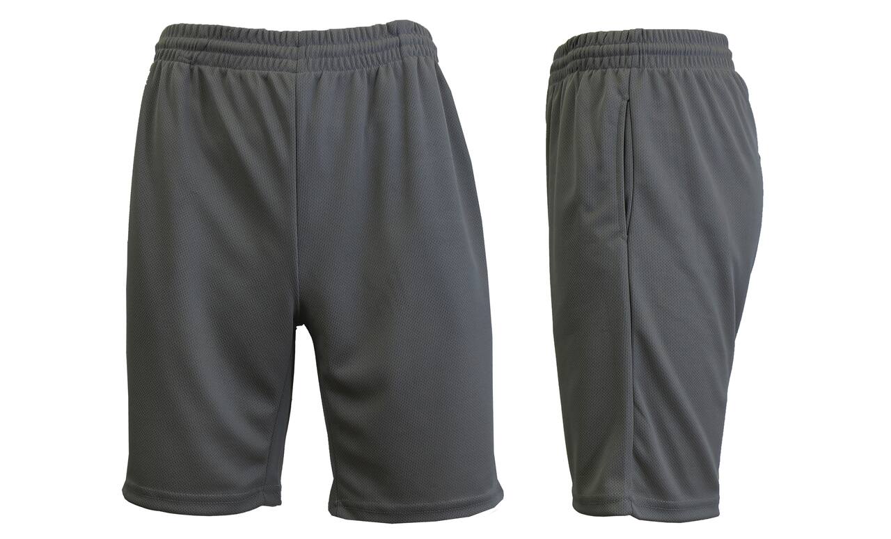 Galaxy by Harvic Men's Moisture Wicking Performance Basic Mesh Shorts